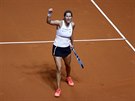 Nmecká tenistka Julia Görgesová se raduje bhem semifinále Fed Cupu proti...