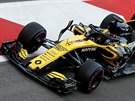 Nico Hulkenburg z Renaultu bhem kvalifikace na Velkou cenu Ázerbájdánu