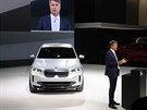 Generální editel automobilky BMW Harald Krüger pedstavil v Pekingu koncept...