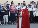 Ostatky kardinála Josefa Berana pevezli do dejvického Arcibiskupského semináe...