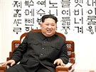 Severokorejský vdce Kim ong-un a jihokorejský prezident Mun e-in v...