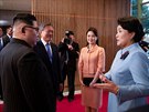 Spolené veee lídr obou Korejí se zúastní i jejich manelky (27. dubna...