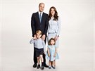 Princ William, vévodkyn Kate a jejich dti princ George a princezna Charlotte...