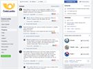 eská pota na svém Facebookovém profilu vyhlásila sout o modré reklamní...