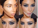 Kim Kardashianová na sociálních sítích ukazuje, jak si vytvoit make-up pro...