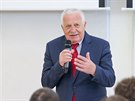 Bývalý prezident Václav Klaus navtívil Z a Gymnázium ve Vodanech.