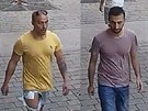 Útočníci, kteří na zahrádce restaurace v Praze 1 zbili číšníka do bezvědomí.