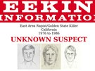 Policejní portréty sériového vraha, který řádil v období 70. a 80. let v jižní...