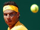 panlský tenista Rafael Nadal v duelu s Dominicem Thiemem z Rakouska.