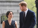Meghan Markle a princ Harry (Londýn, 23. dubna 2018)