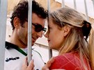 Ondej Vetchý a Gabriela Filippi v seriálu erní andlé (2001)