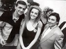 Jií Bartoka, Gabriela Filippi a Karel Gott na Miss SSR 1989