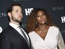 Alexis Ohanian a Serena Williamsová (New York, 25. dubna 2018)