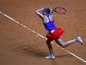 Tenistka Petra Kvitová v semifinále Fed Cupu proti Německu.