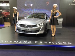 Autosalon v Bratislav. Nový Peugeot 508