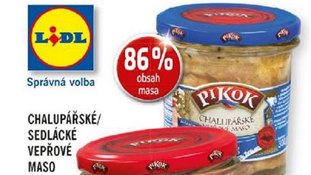 Státní zemdlská a potravináská inspekce odhalila, e Lidl prodával masové...