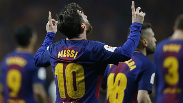 Lionel Messi slav gl do st Sevilly.