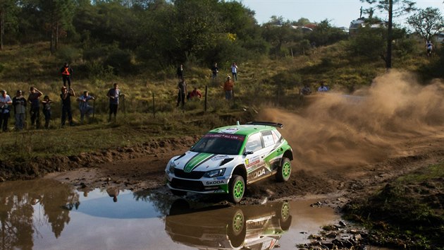 Kalle Rovanper v zvodu na Argentinsk rallye.