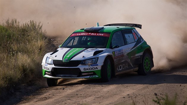 Kalle Rovanper v zvodu na Argentinsk rallye.