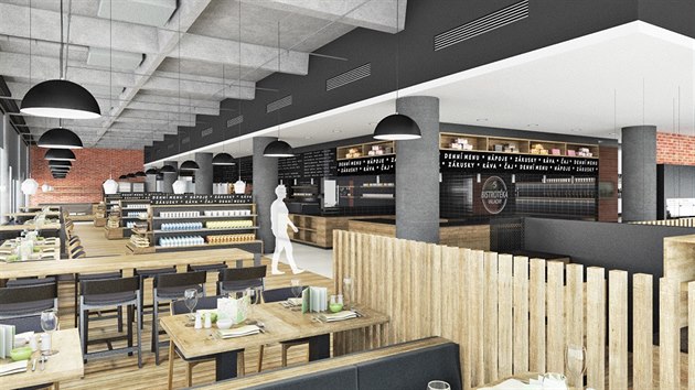 V obchodní pasá�i Prioru má vzniknout gastronomický koncept nazvaný Bistrotéka...