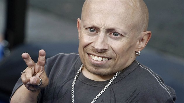 Verne Troyer na premie filmu Guru lsky