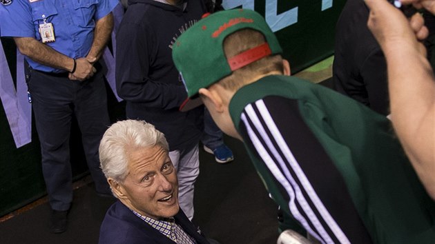 Nkdej americk prezident Bill Clinton navtvil zpas Milwaukee - Boston.
