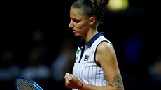 Vít�zné gesto Karolíny Plí�kové