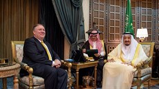 Americký ministr zahraničí Mike Pompeo se v Saúdské Arábii sešel s králem...