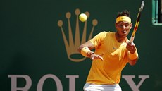 panlský tenista Rafael Nadal v zápase s Grigorem Dimitrovem z Bulharska.