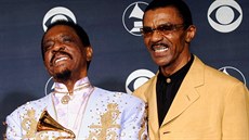 Ike Turner se synem Ikem Turnerem Juniorem pi pedávání cen Grammy 2006