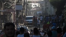 Student Ondej Dostál zachytil v nikaragujském Leónu stety demonstrant s...
