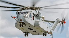 Nový vojenský vrtulník Sikorsky CH-53K King Stallion.