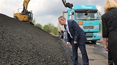 Ministr životního prostředí Richard Brabec na prohlídce areálu ostravských...