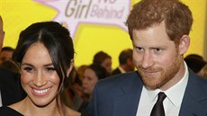 Meghan Markle a princ Harry na recepci Women's Empowerment, kterou poádal...