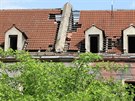 Žalostný stav Oulického domů v Ústí nad Labem.