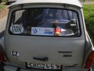 Vozy znaky Trabant mly dostaveníko v Binech na Klatovsku. (28. 4. 2018)