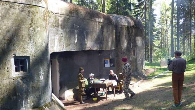 P�chotn� srub T-S 20 Pl�� p�i v�ro�� 80 let od beton�e (28. 4. 2018).