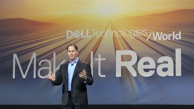 Michael Dell na konferenci Dell Technologies World v Las Vegas