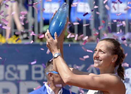 Tenistka Petra Kvitov poprv ovldla domc turnaj v prask Stromovce.