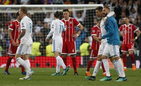 Fotbalisté Realu se radují, soupei z Bayernu jsou zklamání. Do finále Ligy...