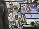 Veter�n James Duncan na oslav�ch osvobozen� Plzn� americkou arm�dou (5. 5....