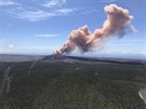 Epicentrum otes bylo zaznamenáno u jiního svahu sopky Kilauea na ostrov...
