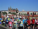 Záběry z pražského maratonu.