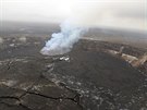 Havajská sopka Kilauea (1. kvtna 2018)