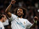ZPT VE FINÁLE. Brazilský obránce Realu Madrid Marcelo slaví tetí postup do...