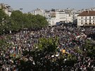 V Paíi protestovalo proti prezidentu Macronovi a 40 tisíc lidí. (5. kvtna...
