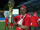 Slávistický trenér Jindich Trpiovský se dokal první velké trofeje.