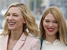 Herečky Cate Blanchettová a Lea Seydouxová se potkají v porotě Cannes
