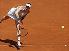 Rumunská tenistka Simona Halepová v osmifinále turnaje v Madridu