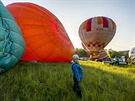 Májová fiesta, horkovzduný balon, balonové létání, Slapská pehrada, pyl,...